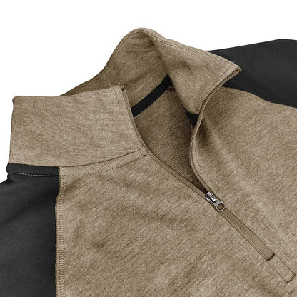 Camisola de homem Arkon com blocos de cor e fecho de um quarto