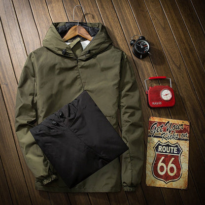 Arkon Roger Men's Windbreaker Hoodie