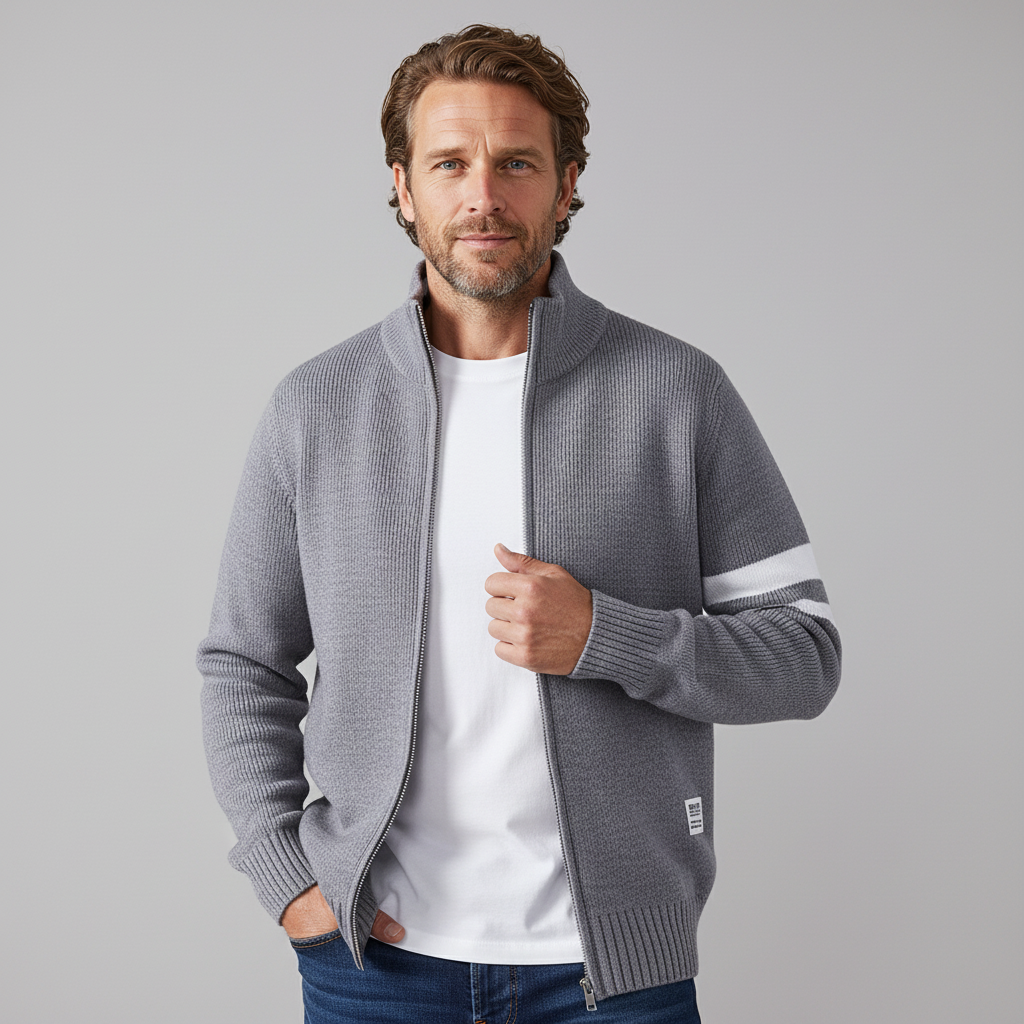 Arkon Knit Zip Sweater