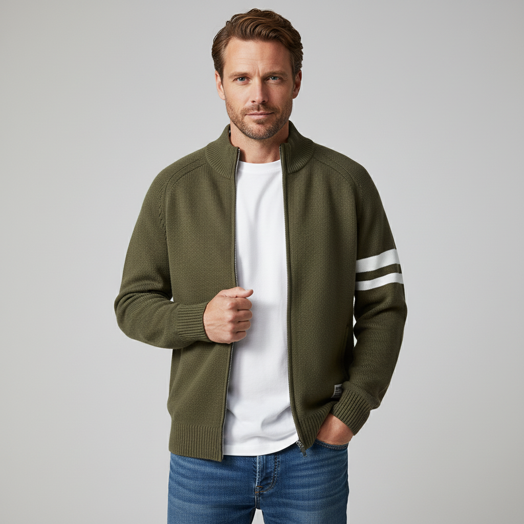 Arkon Knit Zip Sweater