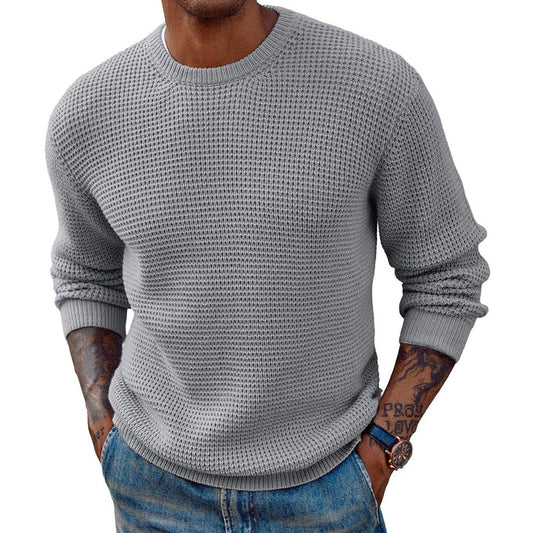 Arkon Ribbed Crew-Neck Longline Sweater