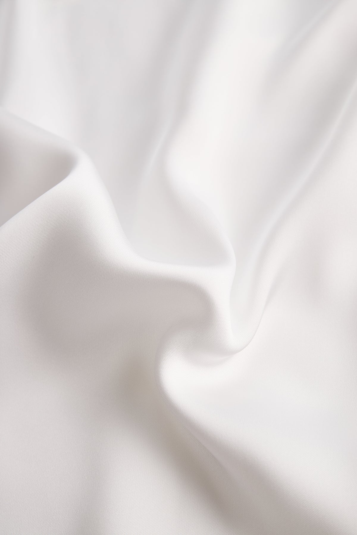 Zafren White Draped Asymmetric Button Top
