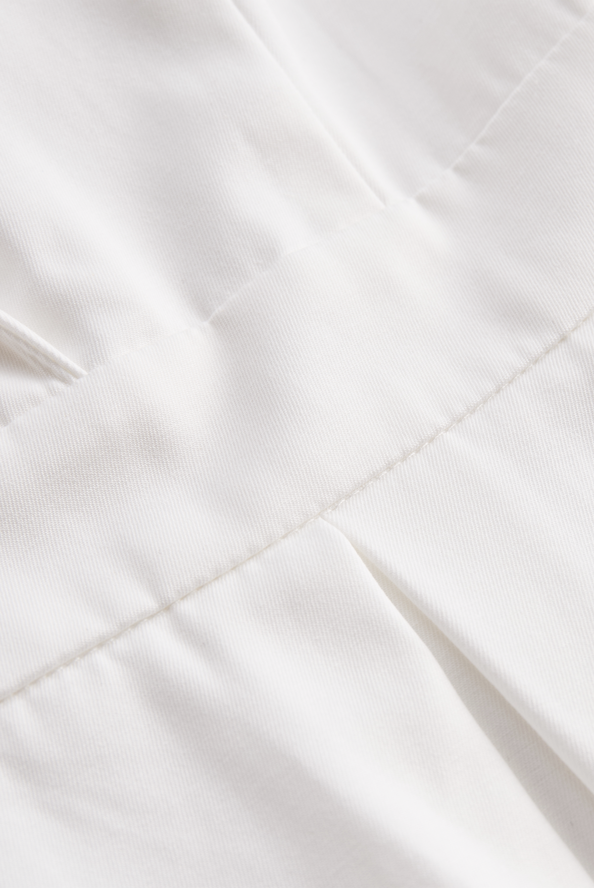 Zafren White Notch Lapel Wrap Dress